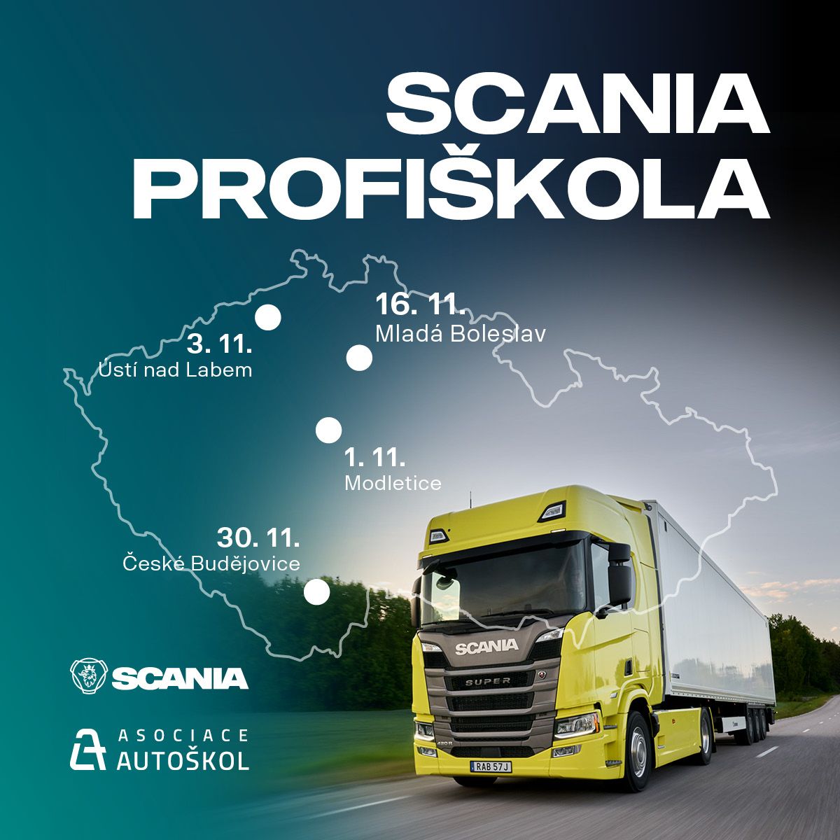 Scania Profiškola: poslední volná místa pro listopad